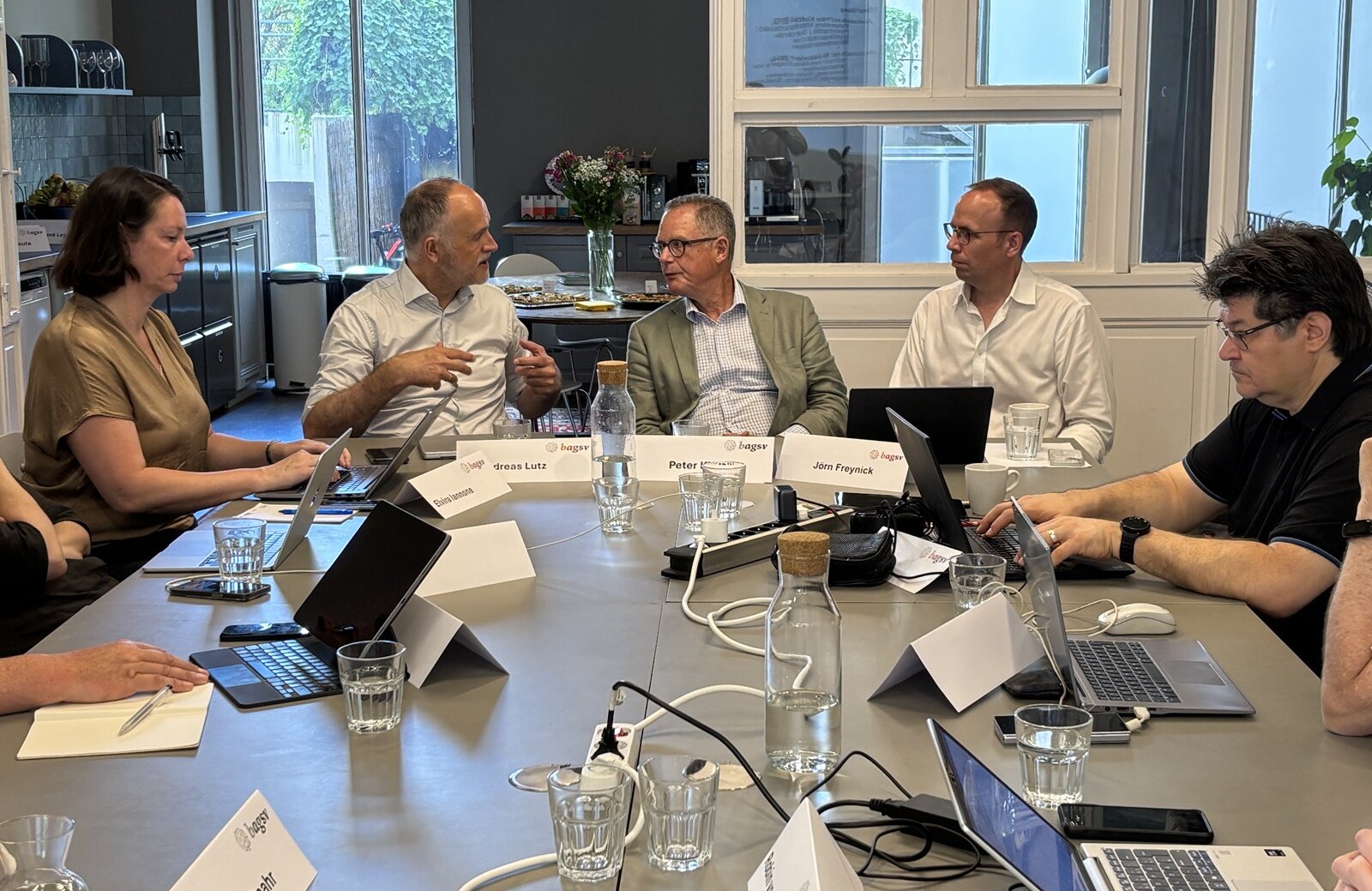Zu Gast: Peter Klotzki vom Bundesverband Freie Berufe (BFB)

Foto: Björn Sacknieß