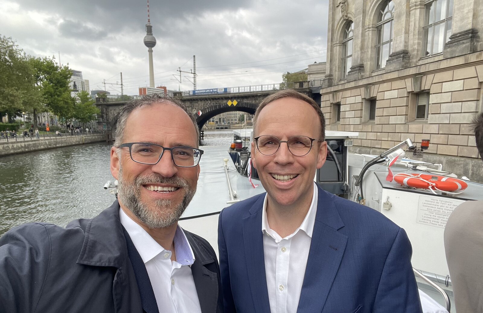 Carlos Frischmuth vom Bundesverband selbstständige Wissensarbeit und Mitglied der BAGSV war mit dabe (Foto: Carlos Frischmuth)