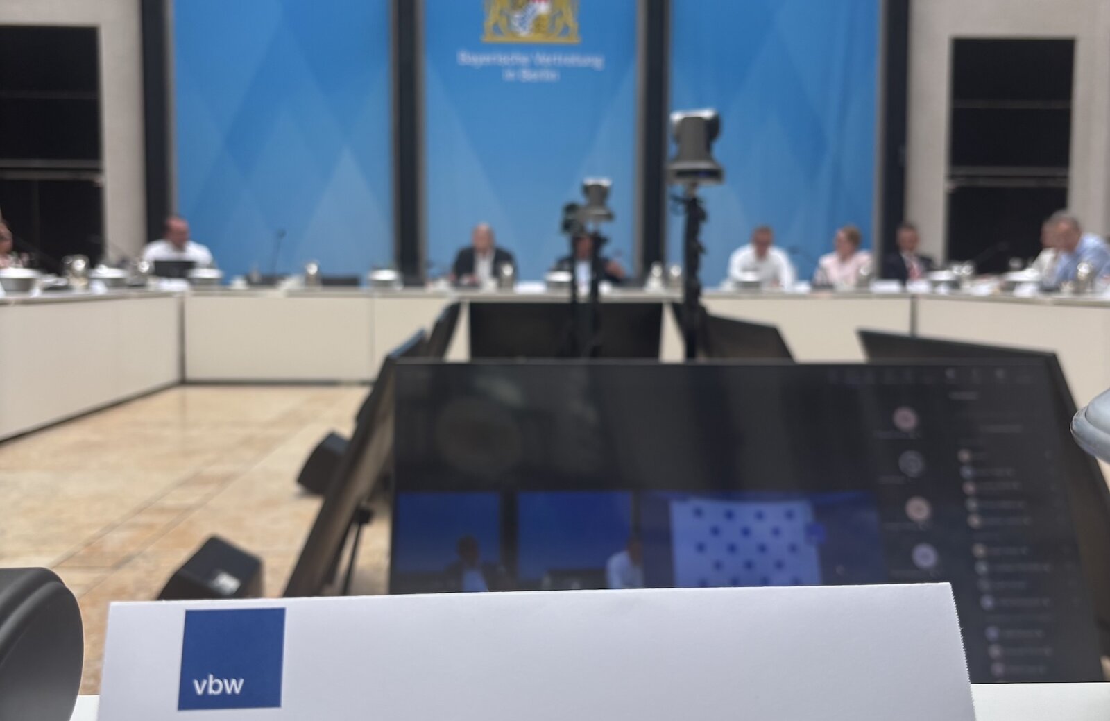 VBW-Konferenz in der Landesvertretung des Freistaats Bayern in Berlin (Foto: Freynick)