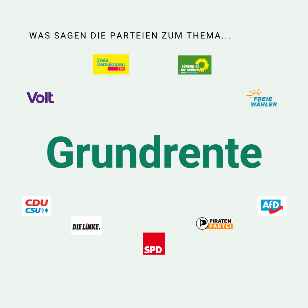 BAGSV-Wahlprüfstein Nr. 4: zum Thema Grundrente für Selbstständige