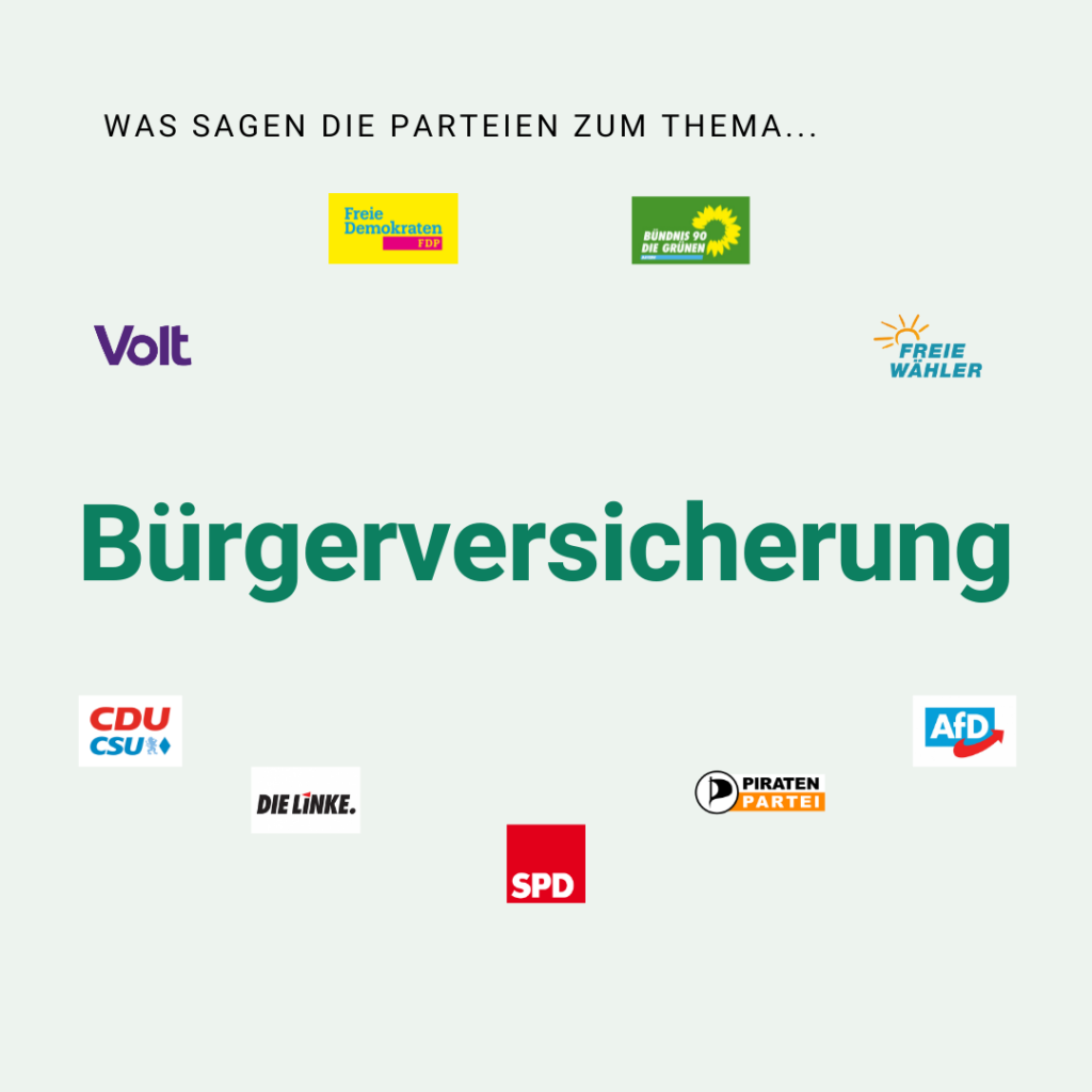 BAGSV-Wahlprüfstein Nr. 7: zum Thema Private Krankenversicherung