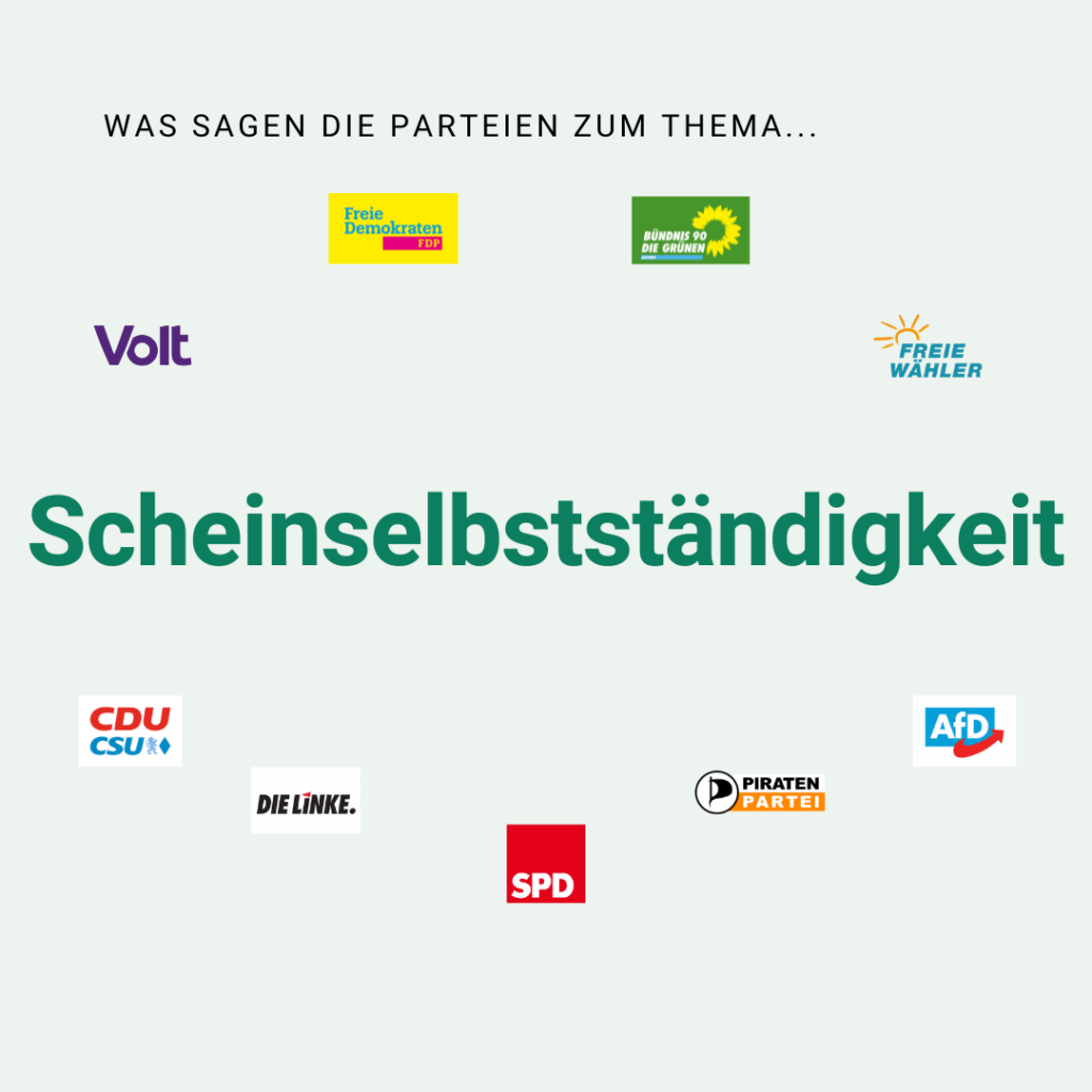 BAGSV-Wahlprüfstein Nr. 1 zum Thema Statusfeststellungsverfahren